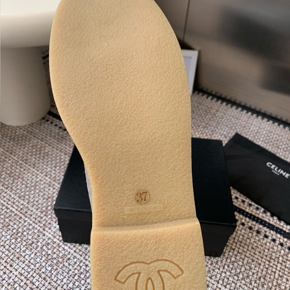 Chanel Color Blocked Plush Ankle Boots - Picture 4 of 9